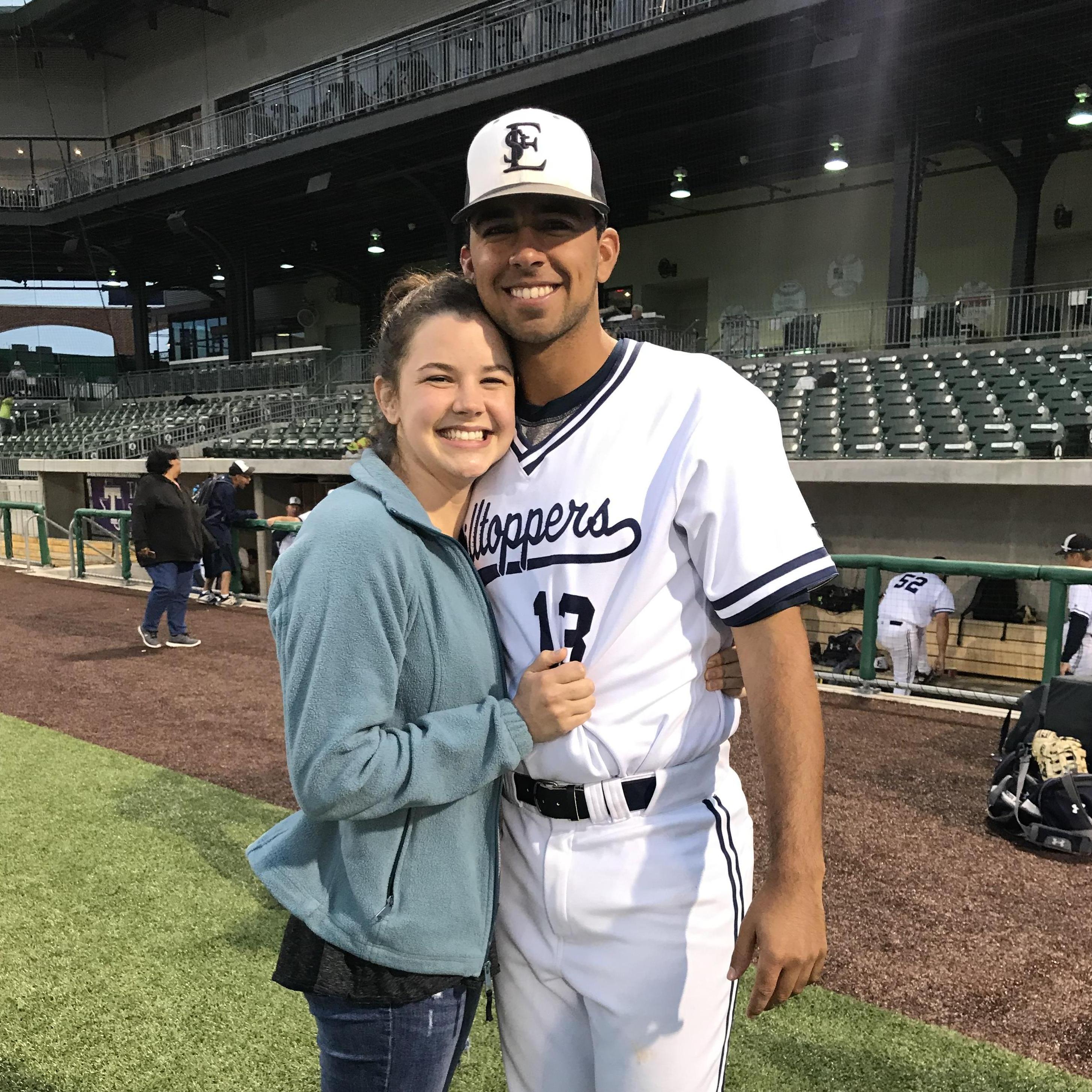 His last baseball game of his career...couldn't be more proud!