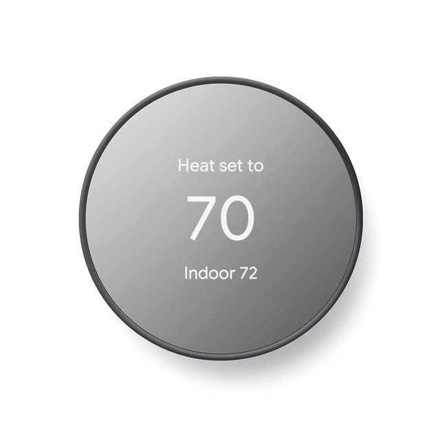 Google Nest Thermostat - Smart Thermostat for Home - Programmable Wifi Thermostat - Charcoal (Renewed)