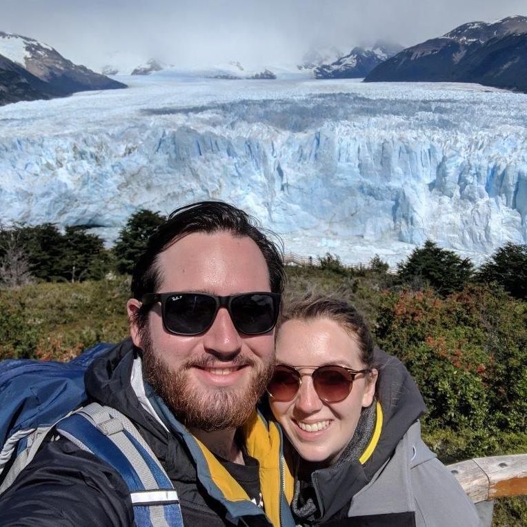 Taking in the view after we finished a three hour glacier hike