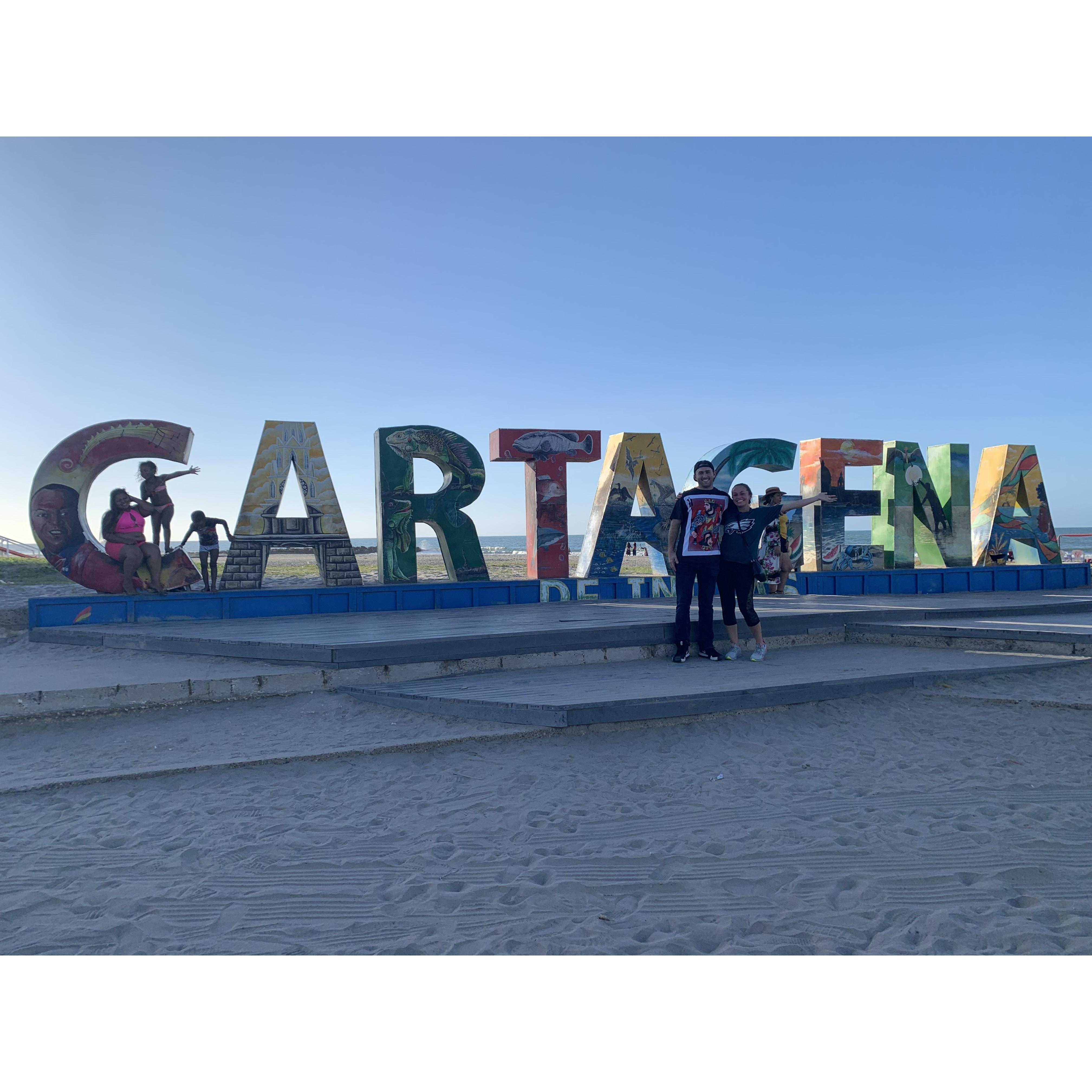 Our favorite vacation together in Cartagena, Colombia- 2019