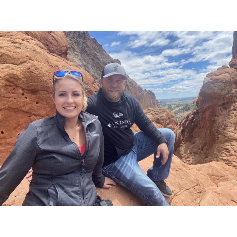 When we walked around Garden of the Gods