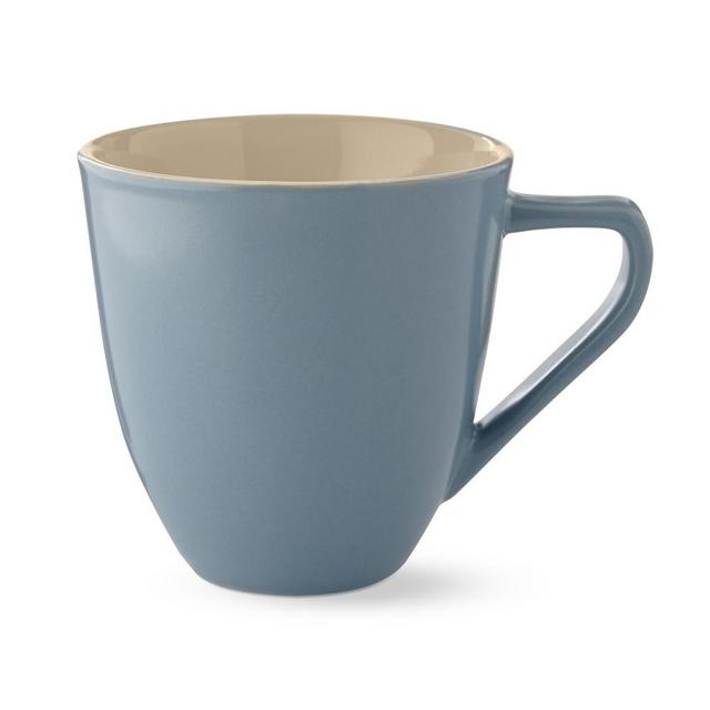 Le Creuset Coupe Mugs, Set of 4, Matte Mineral Blue