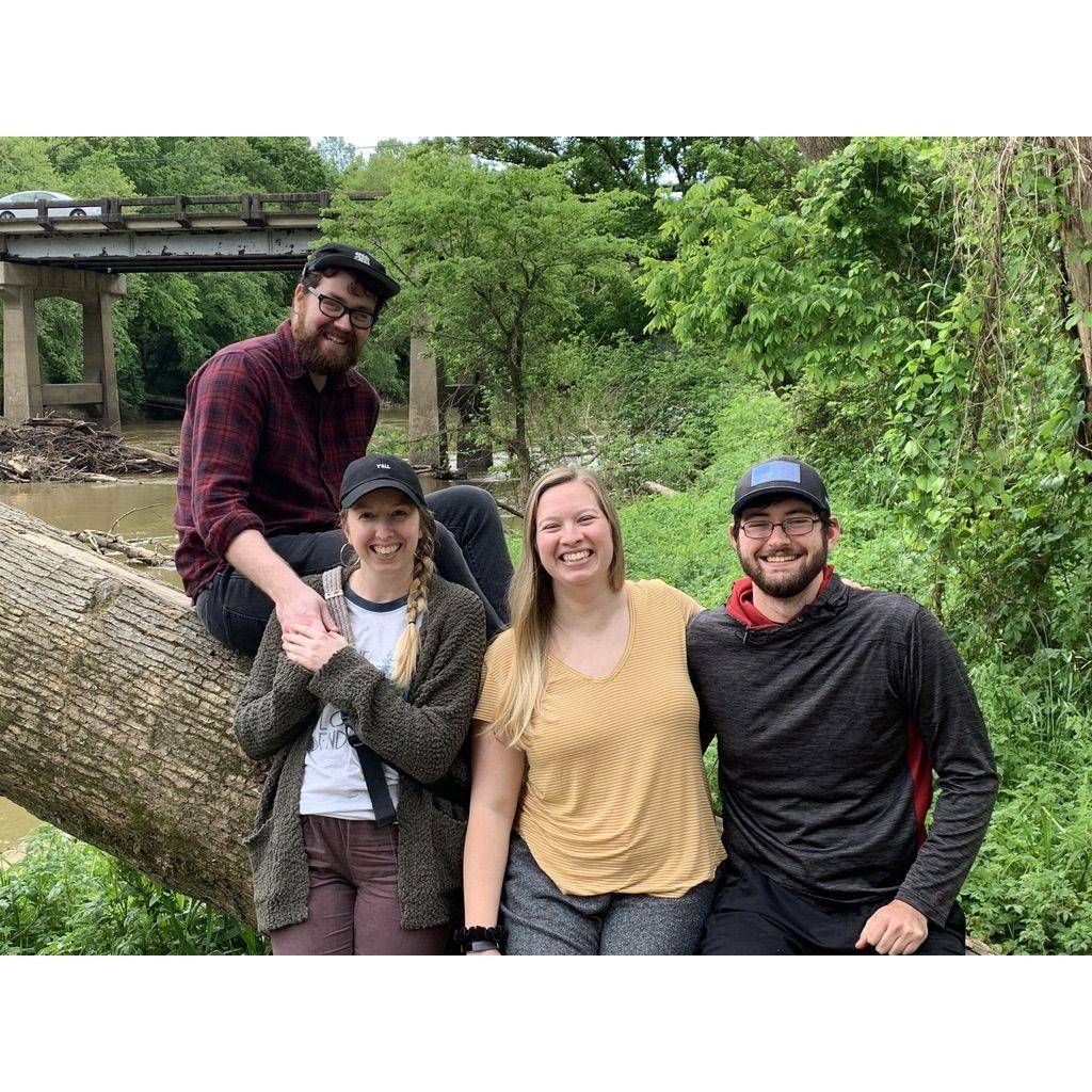 2020 - peak COVID nature walk with Kerstin & her now husband, Will
