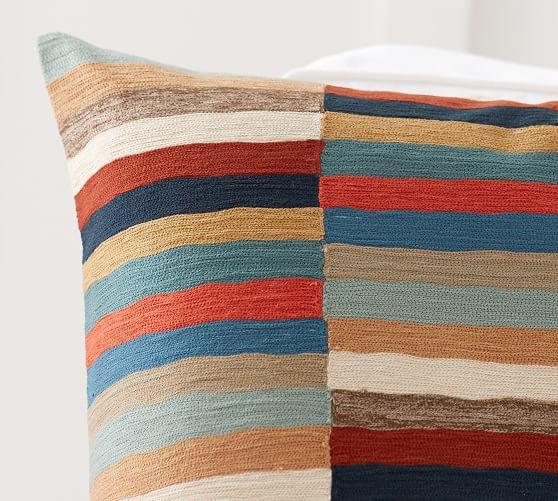 Lyla Textured Pillow Cover, 24 x 24", Ivory