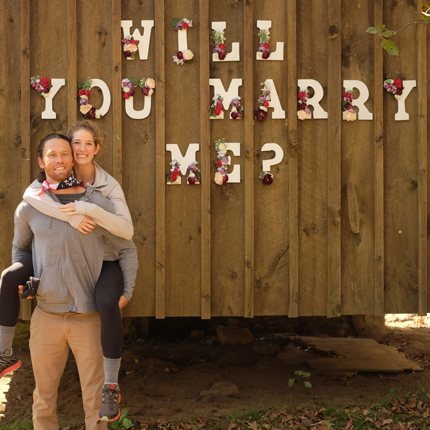 Lucas's surprise engagement at Springer Mountain