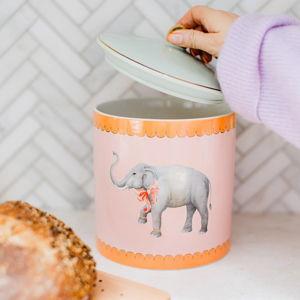 Yvonne Ellen Elephant Biscuit Jar
