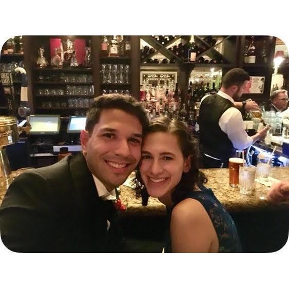 Quick picture of us at Matt and Whitney's wedding.