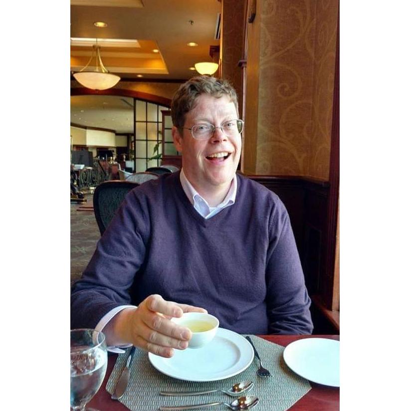 Tom enjoying some high tea in Victoria, B.C