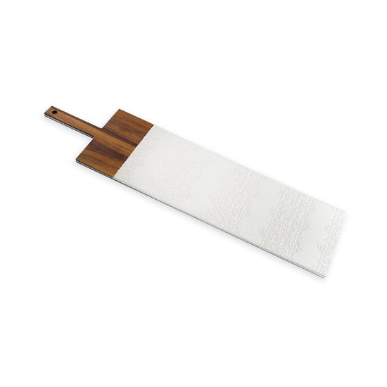 Long Intaglio Challah Board by knIndustrie