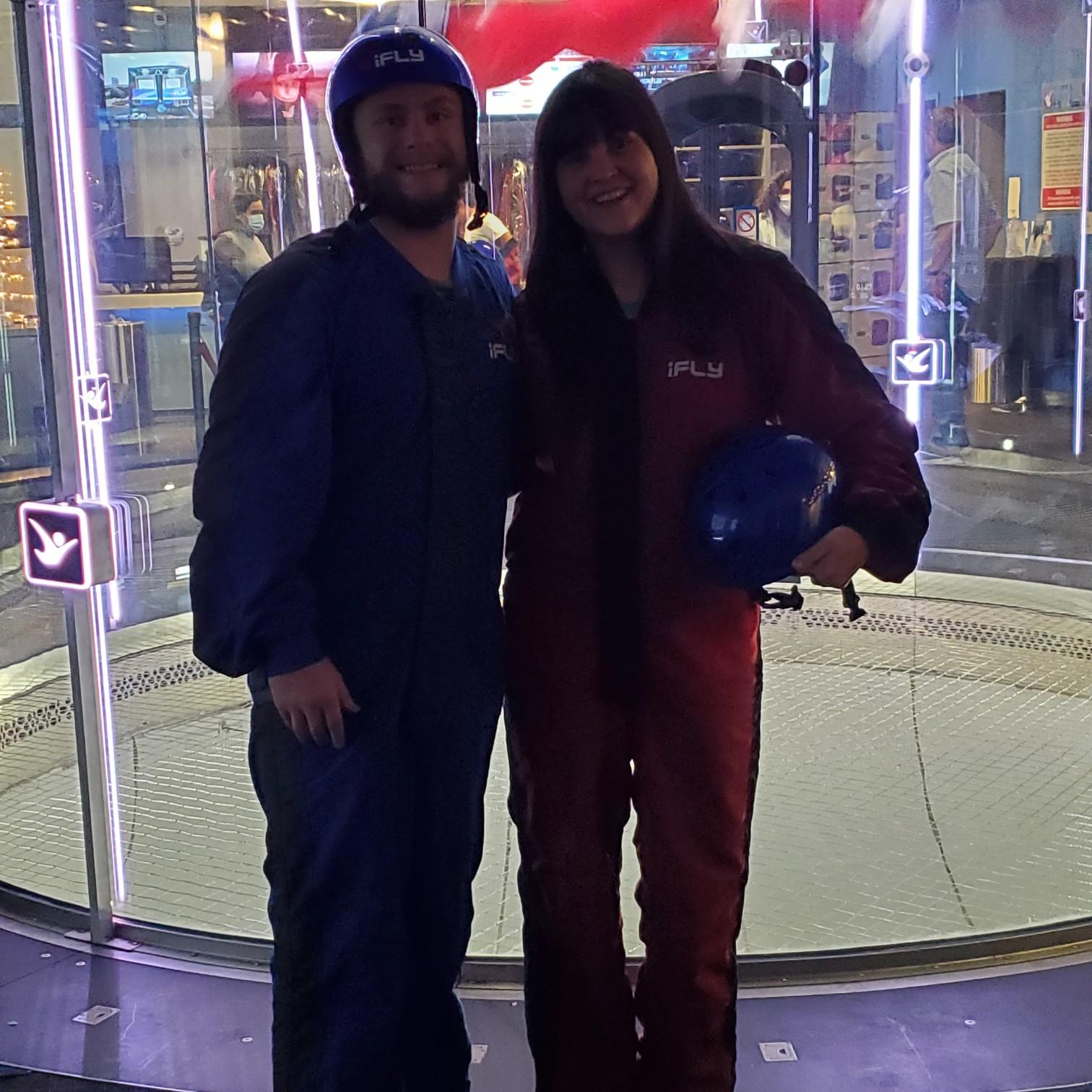 We can check off "Indoor skydiving during a pandemic" of our bucket list