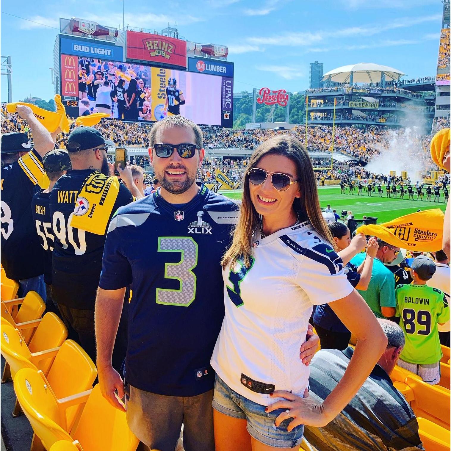 Visiting Pittsburgh in 2019. Go Hawks!