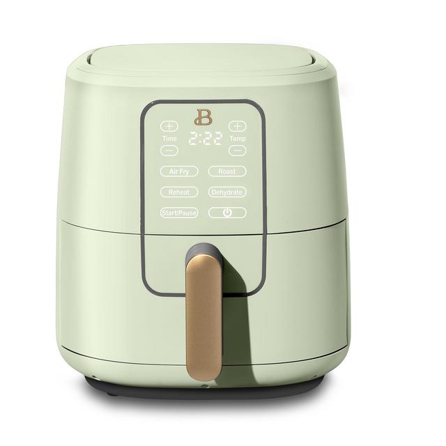 Beautiful Quart Touchscreen Air Fryer, Sage Green by Drew Barrymore