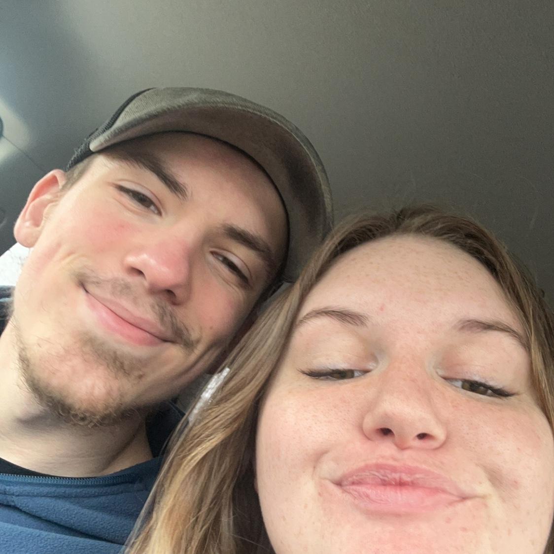 Our first photo together