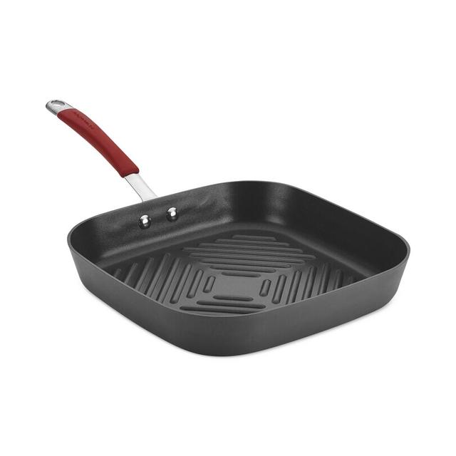 Rachael Ray Cucina Hard-Anodized 11" Deep Square Grill Pan