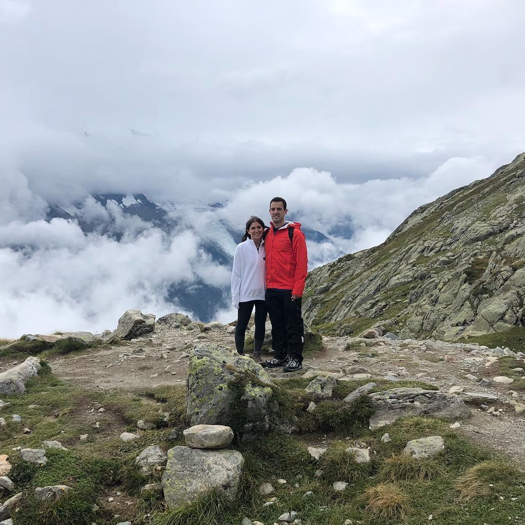 On cloud 9 hiking in the French Alps
