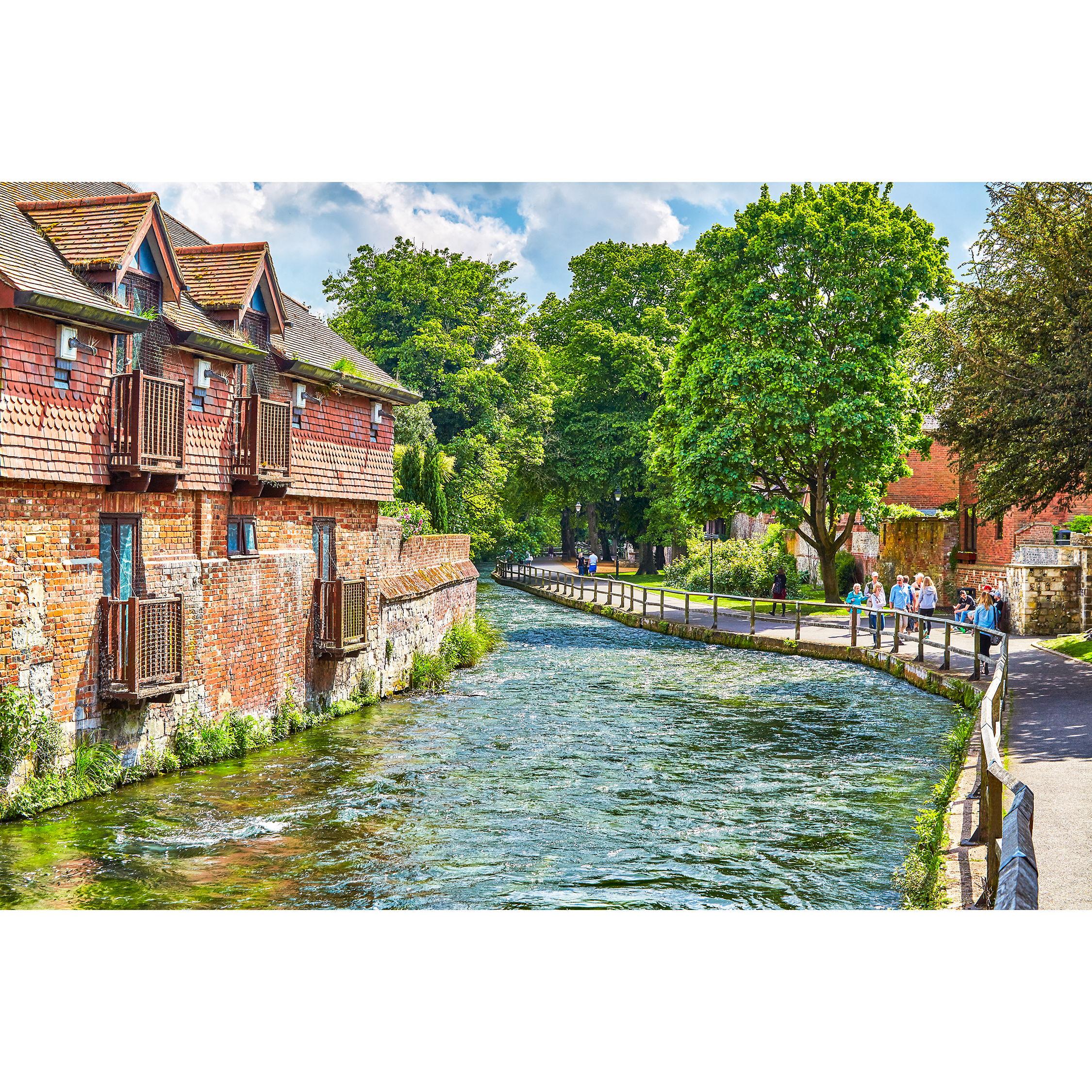 River Itchen in central Winchester