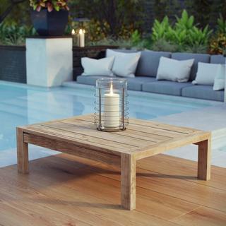 Upland Outdoor Wood Coffee Table