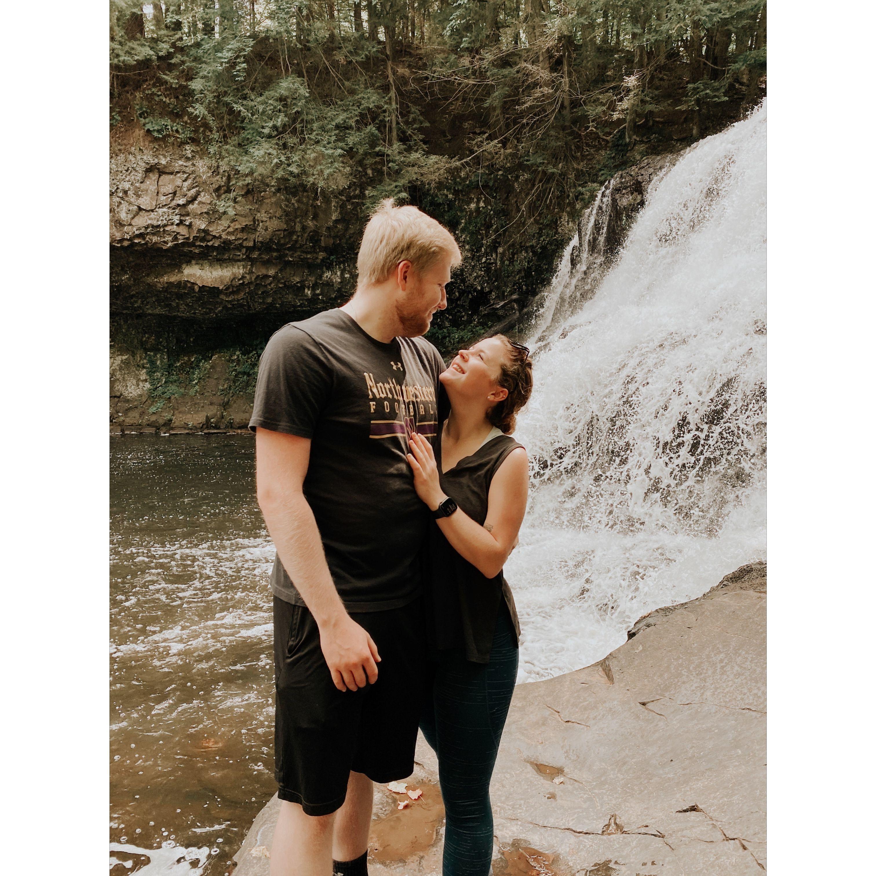 Mike and I are big hikers and we love to force lily to be our photographer when she comes with us lol