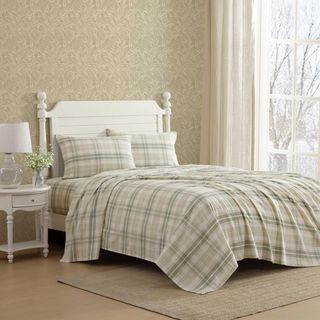 Mulholland Plaid Cotton Flannel 4-Piece Sheet Set
