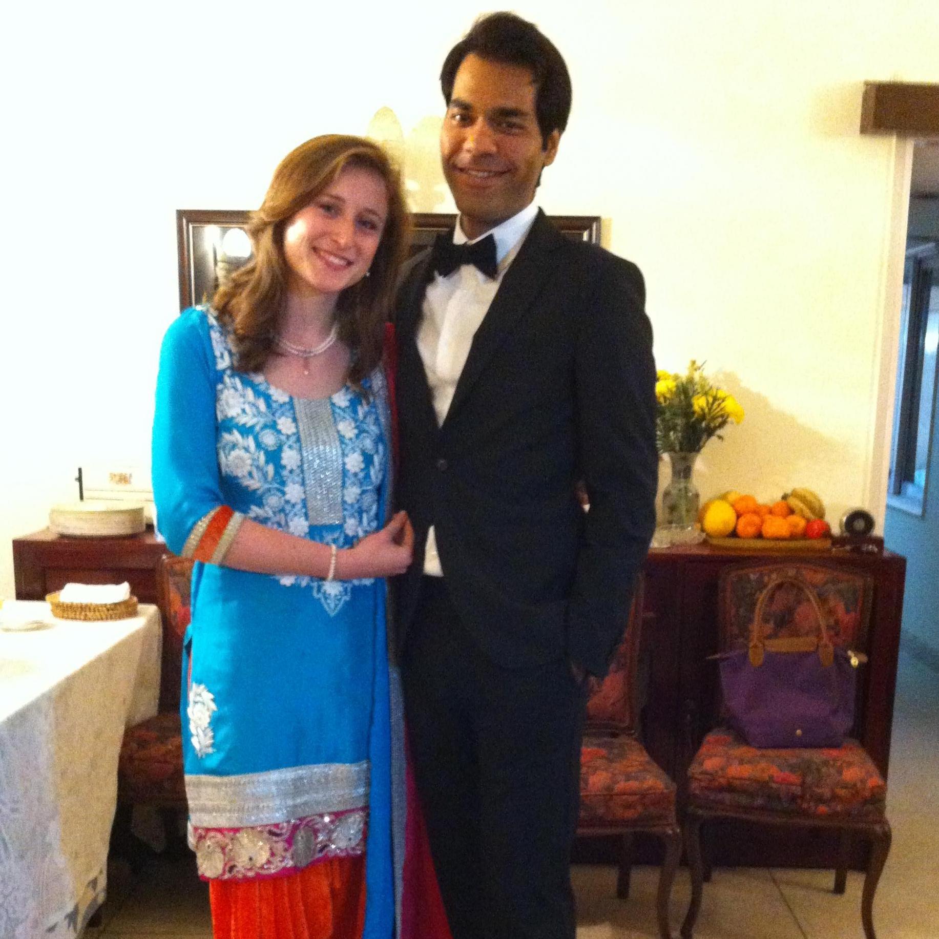 Shannon's first Indian wedding