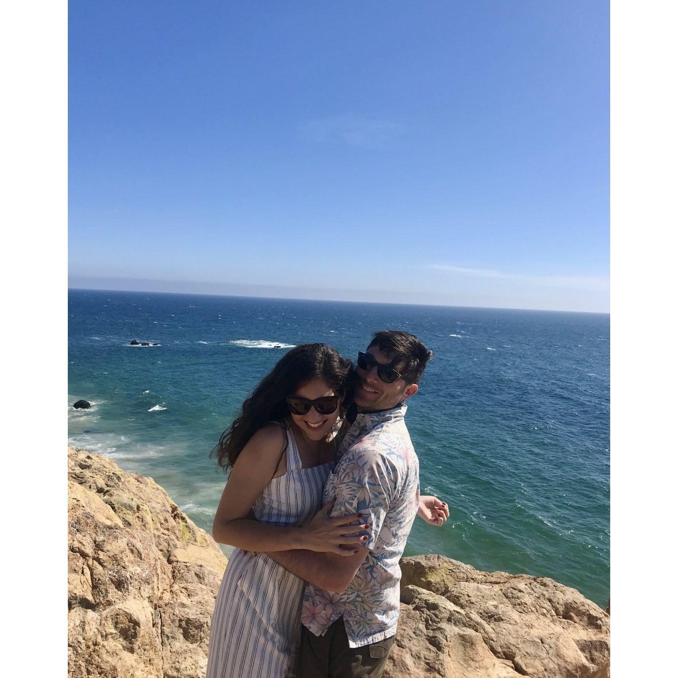 Tyson and Jenn Yee's wedding on the beach in Malibu. 2021