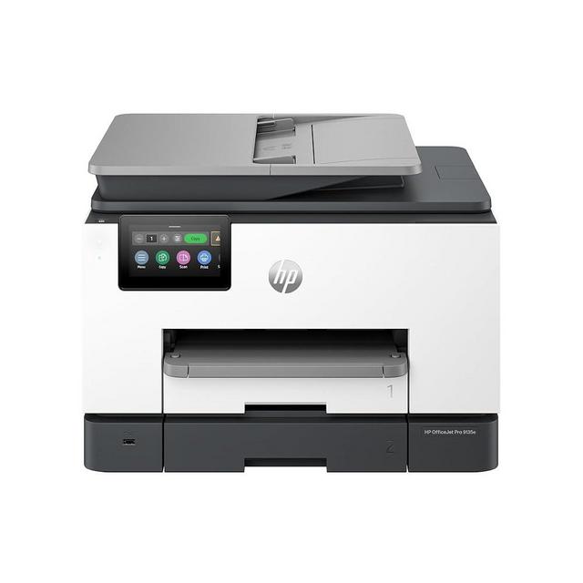 HP OfficeJet Pro 9135e Wireless All-in-One Color Inkjet Printer, Print, scan, Copy, fax, ADF, Duplex Printing Best-for-Office, 3 Months of Ink Included (404M0A)