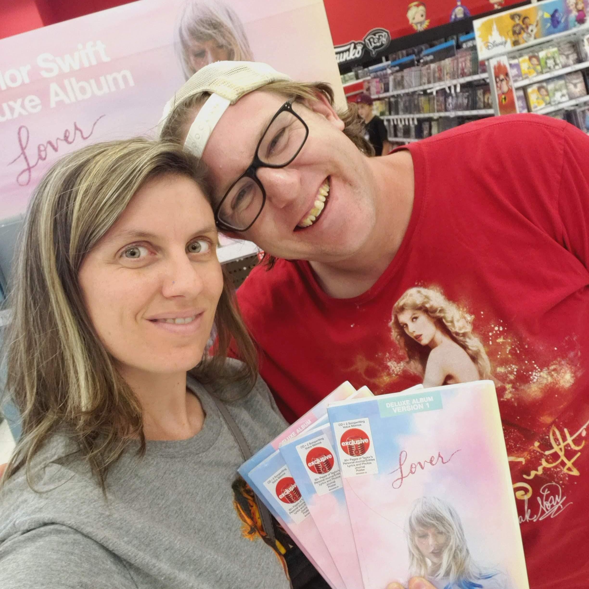 We will most definitely dress up to pick up our Taylor merch on the day of release and buy way too many copies of the same item if it has a slightly different cover.
