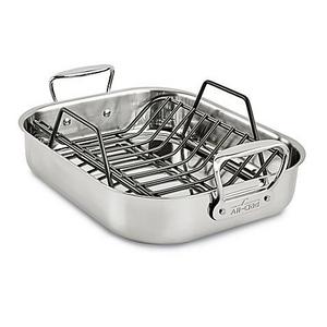 All-Clad® Small Stainless Steel Roaster With Rack
