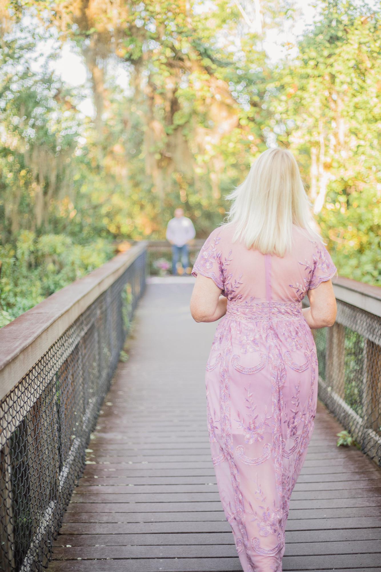 She walked towards him, with much excitement!