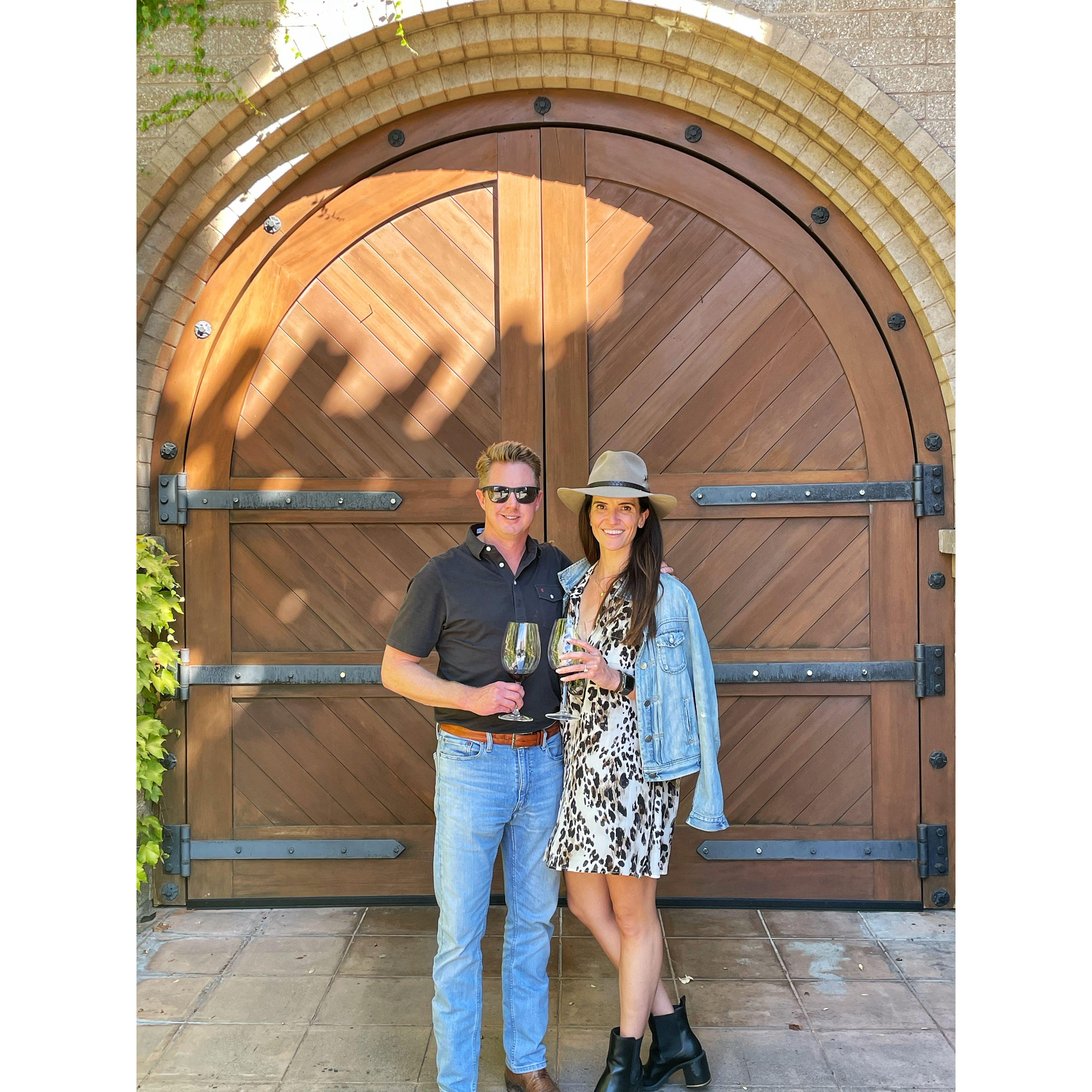 Rutherford wine vineyard. Sept’24