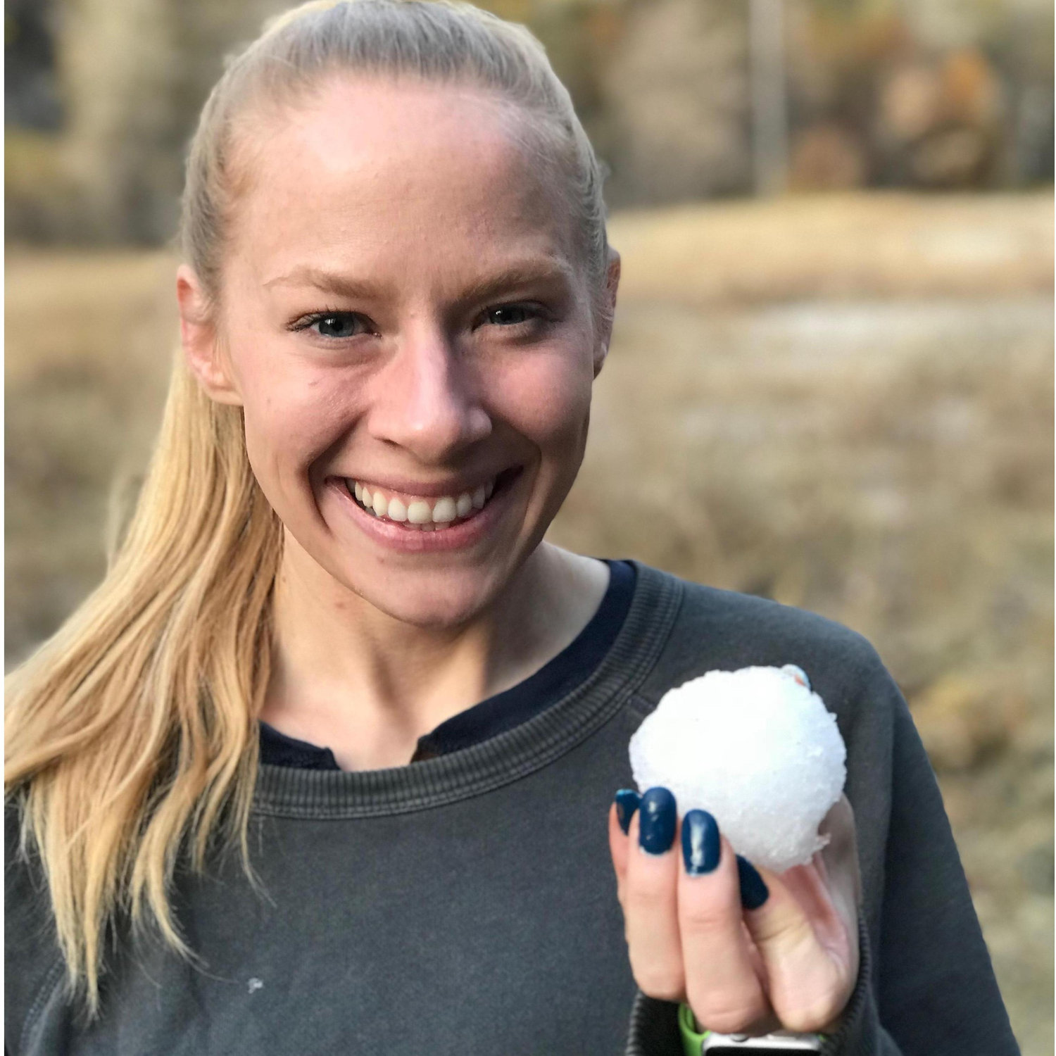 The first snowball of the year!