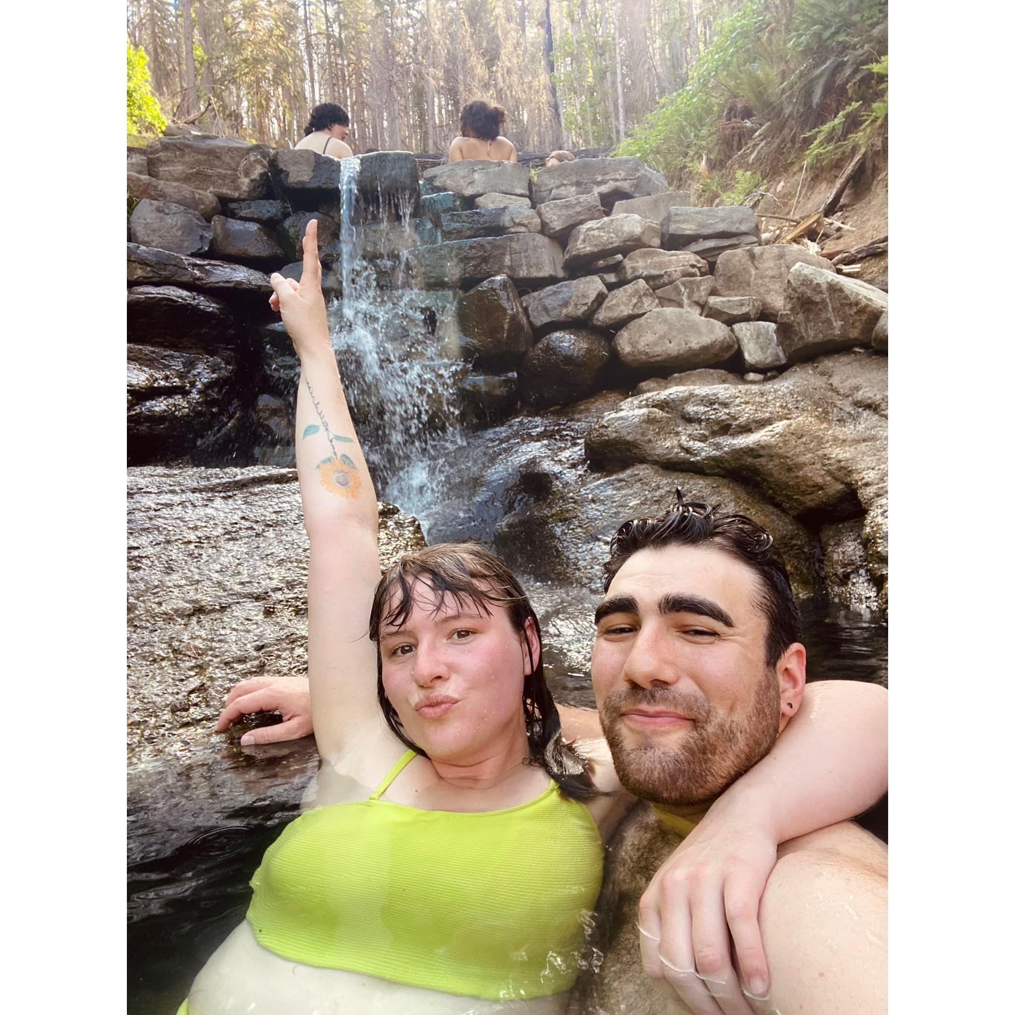 Quick camping trip and hot springs soak in Oregon
