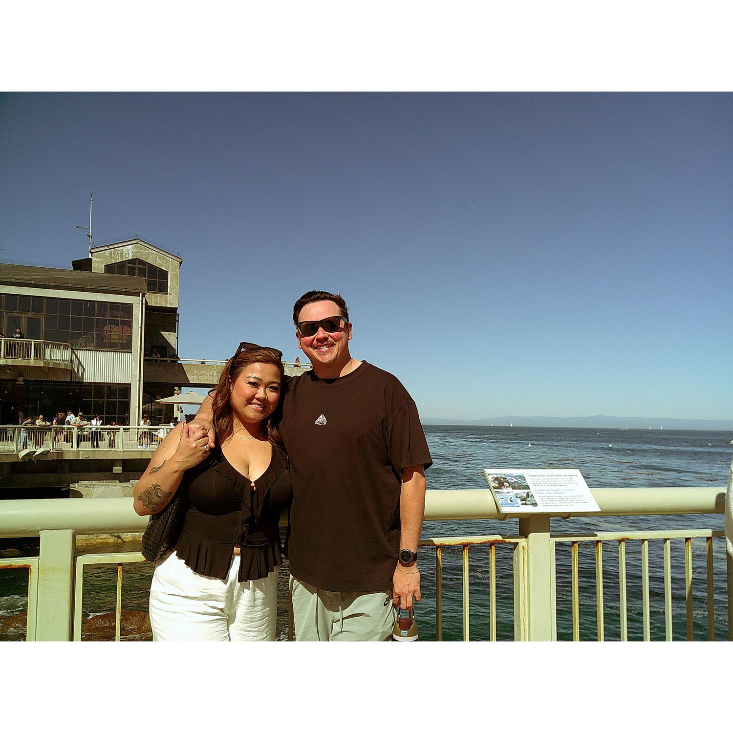 At the Monterey Aquarium