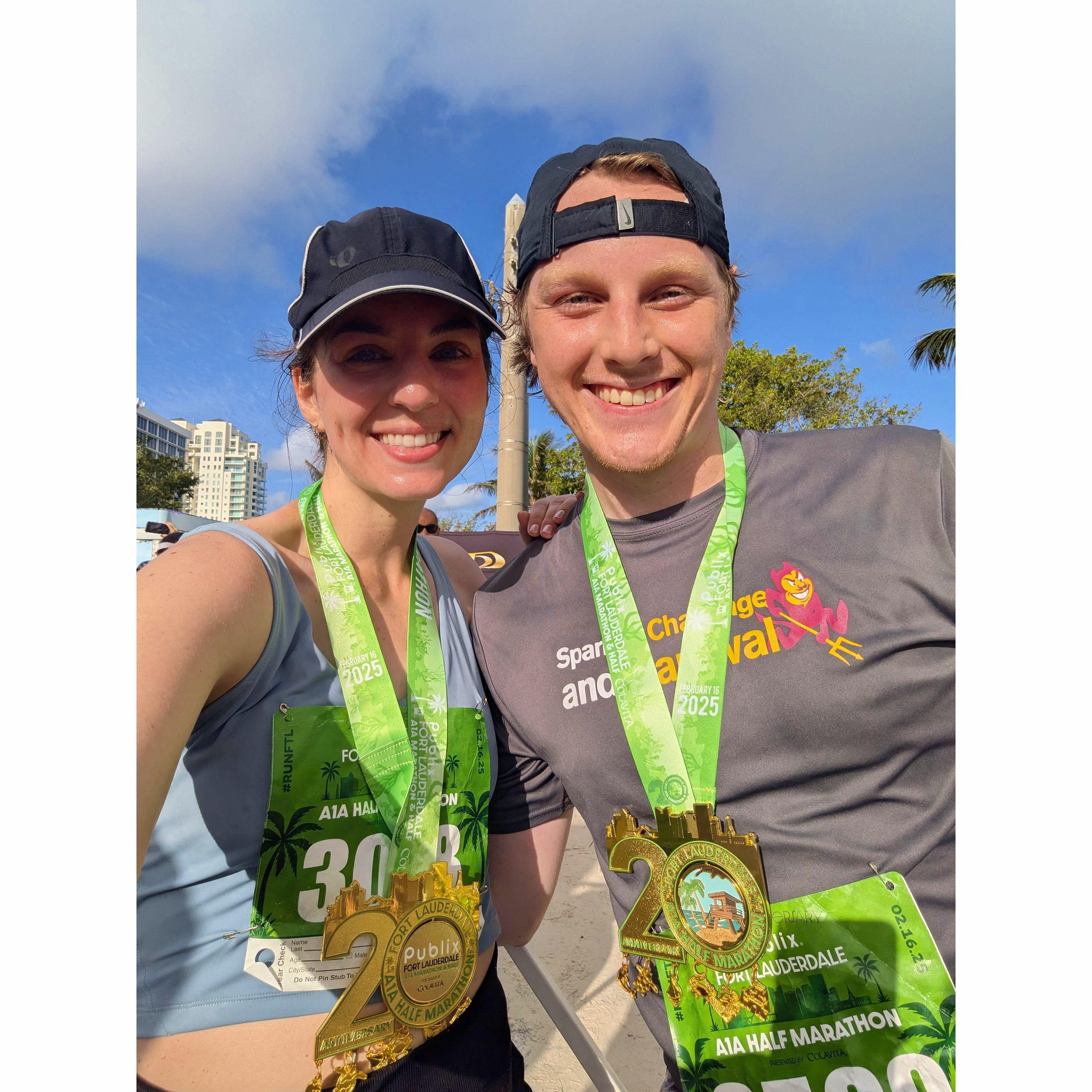 Zach's first half marathon