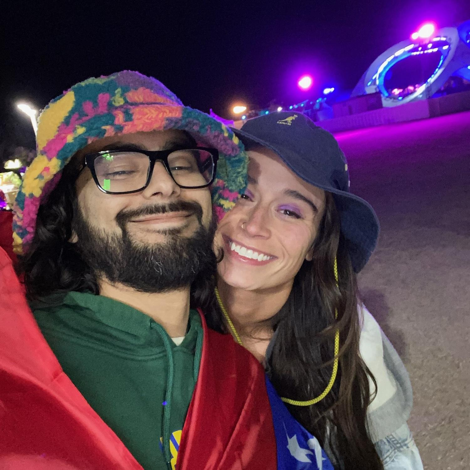 Our first night at Marco's first Coachella!