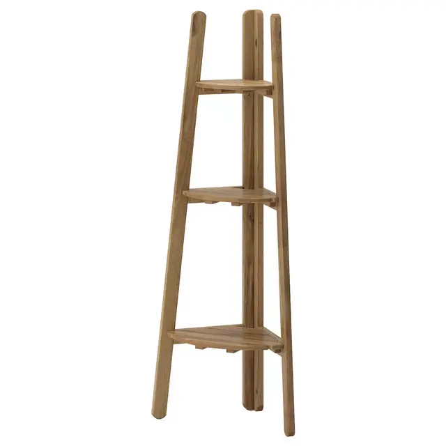 ASKHOLMENPlant stand, light brown stained