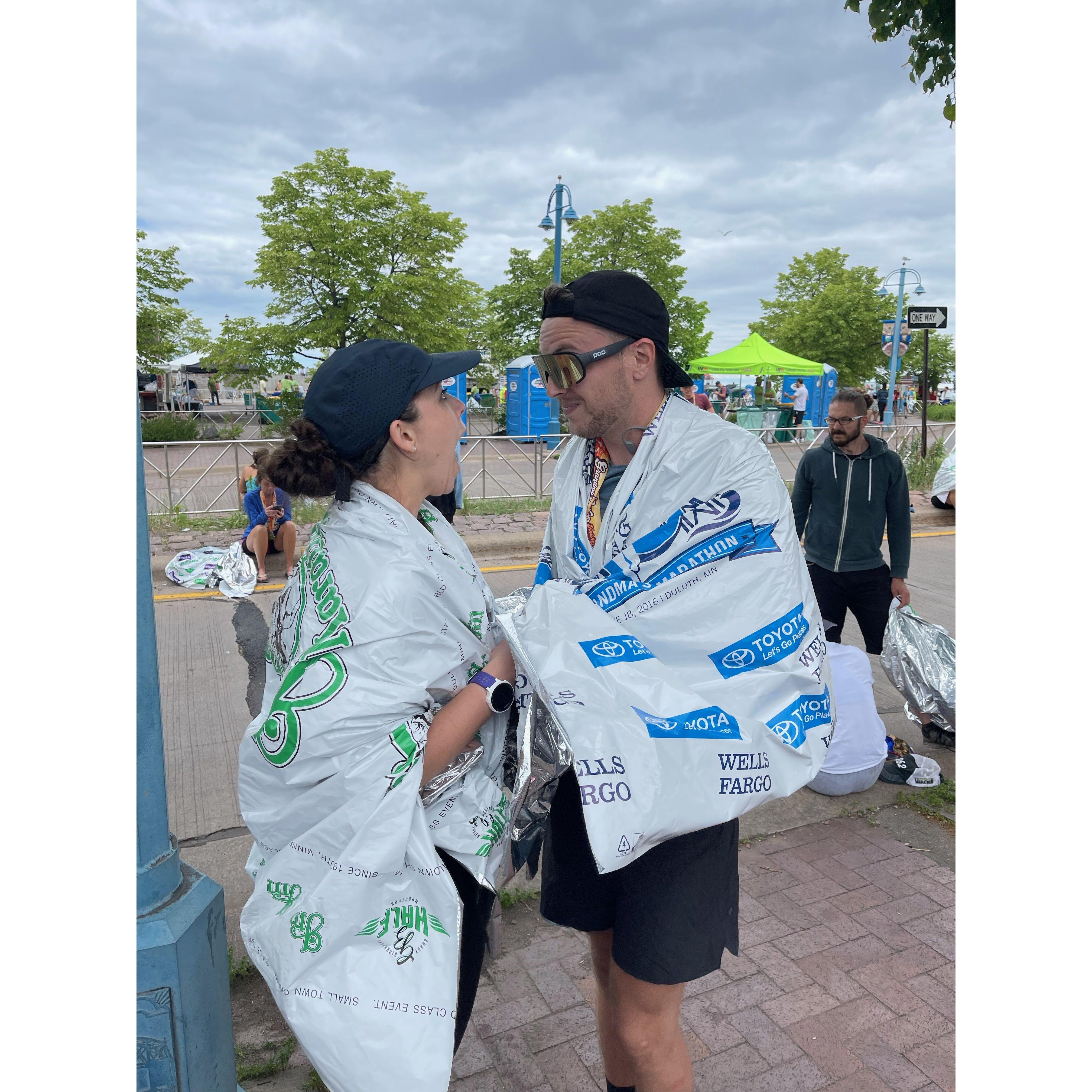 We ran a marathon!