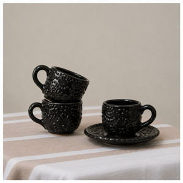 4 Tazas de Espresso Talavera