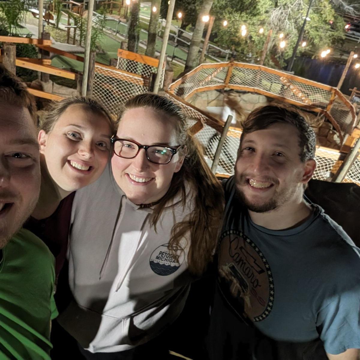 Hangin out with Wes and Bekah.