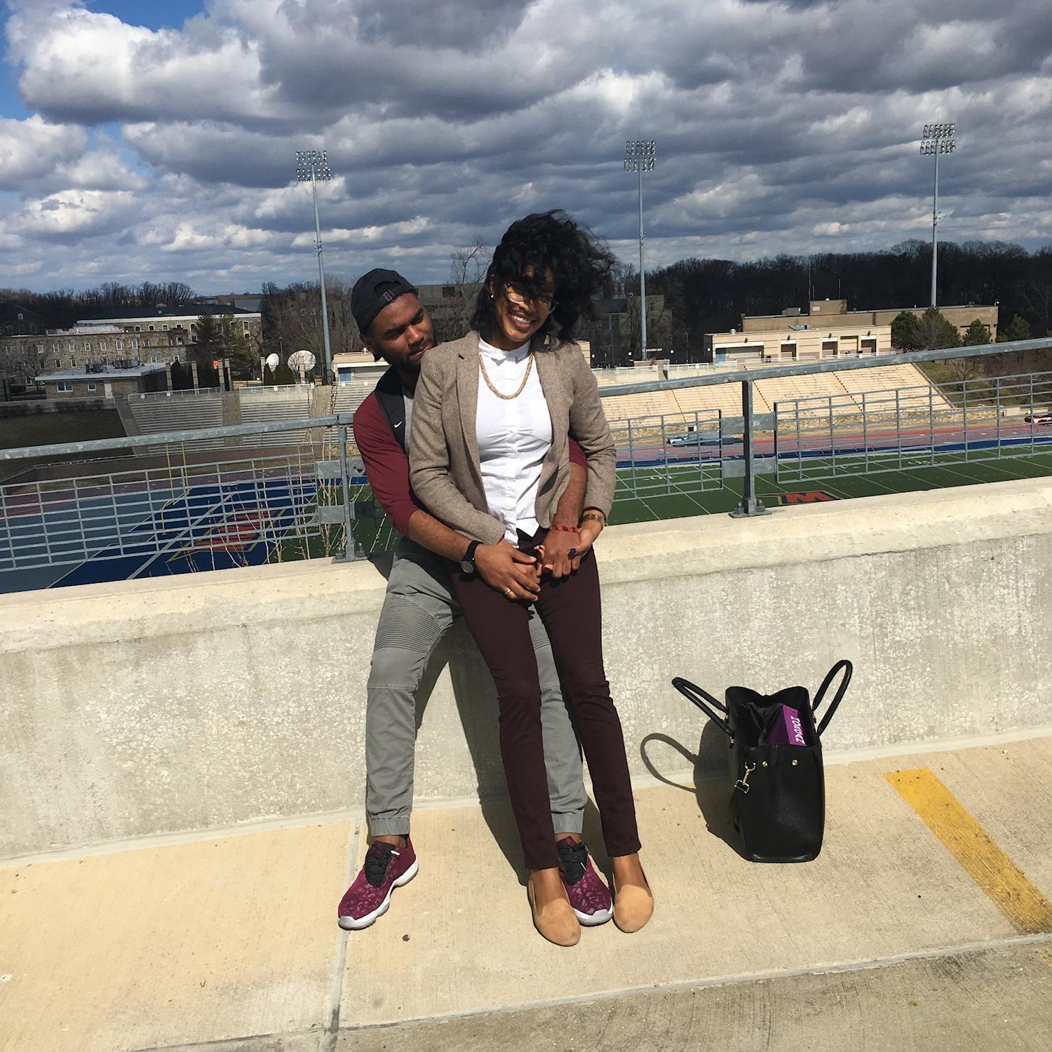 First day back on campus in the Fall in 2016.