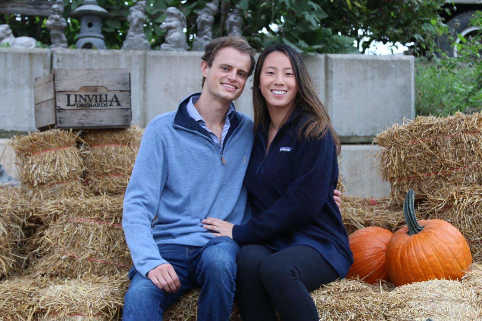 One of our first dates to Linvilla