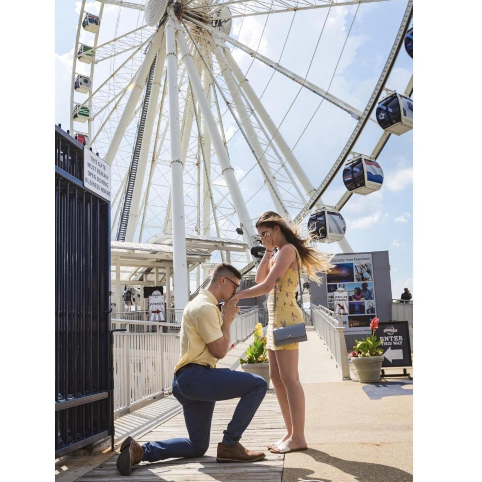 The proposal. National Harbor, June 29th, 2019