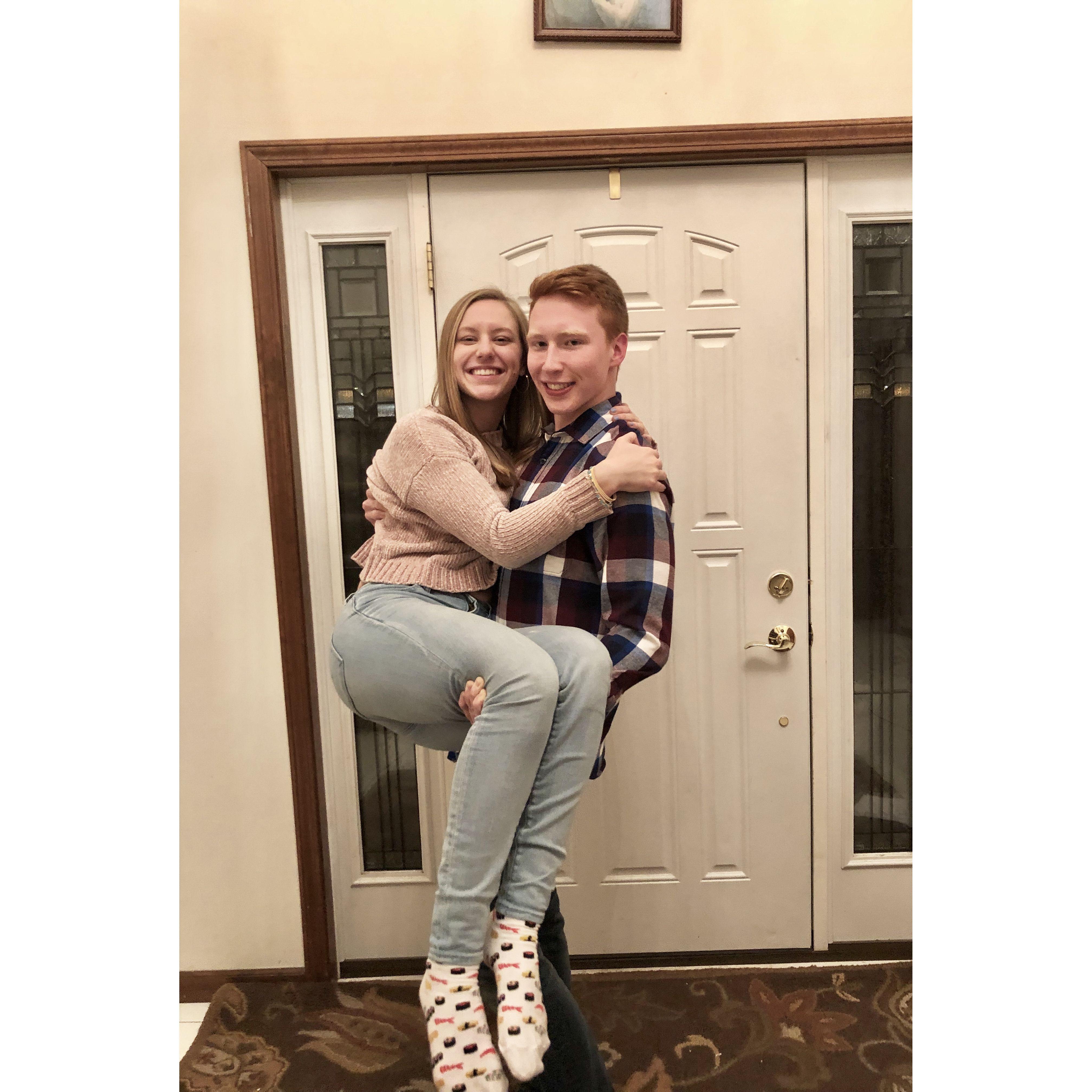 Christmas time in 2018 at the Strittmatter house