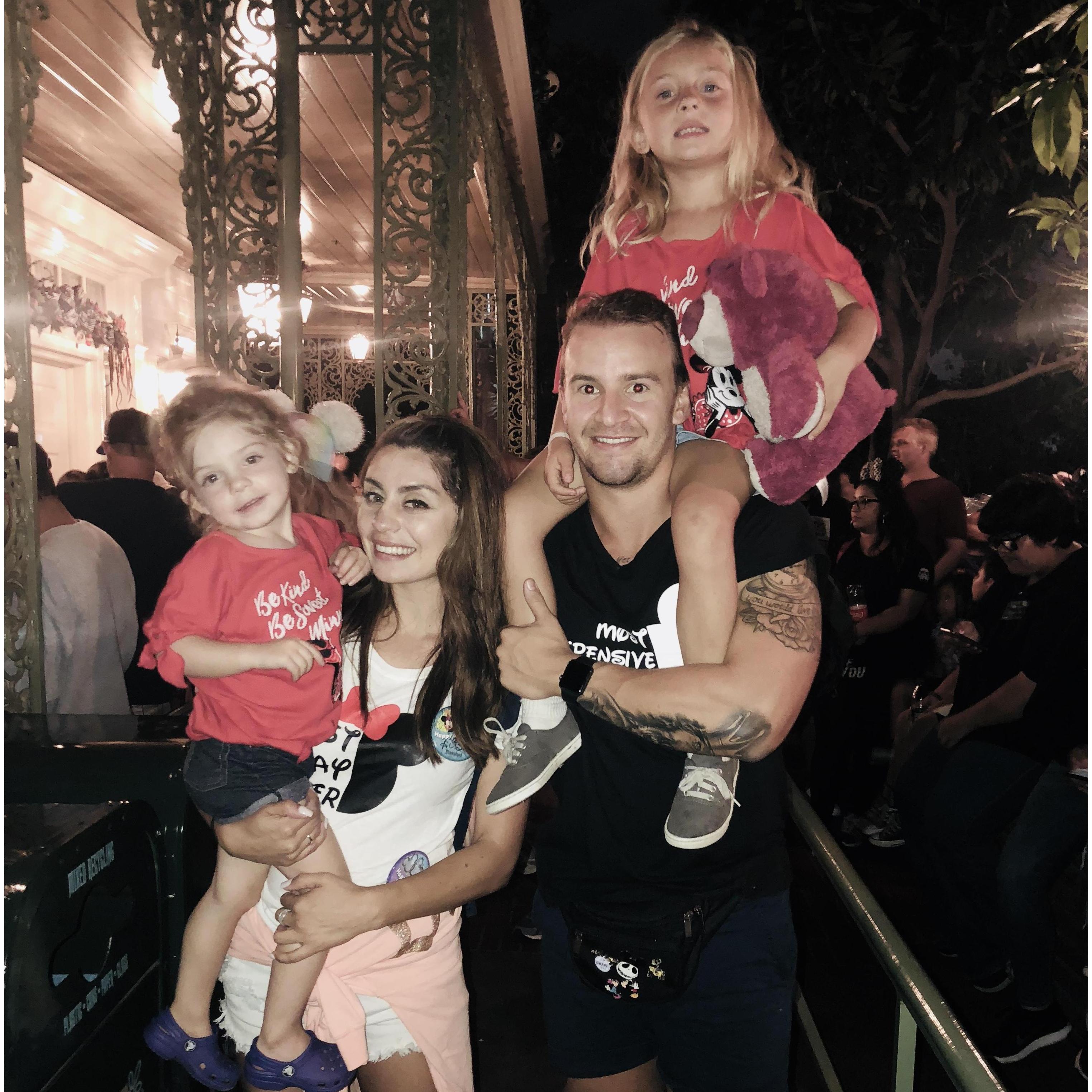 You told me you loved me the weekend of Disneyland, and from that moment on I knew the girls and I had found our missing piece to our family.
