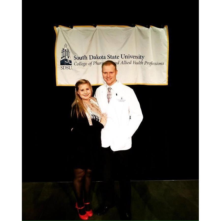 The day Jake received his white coat!
