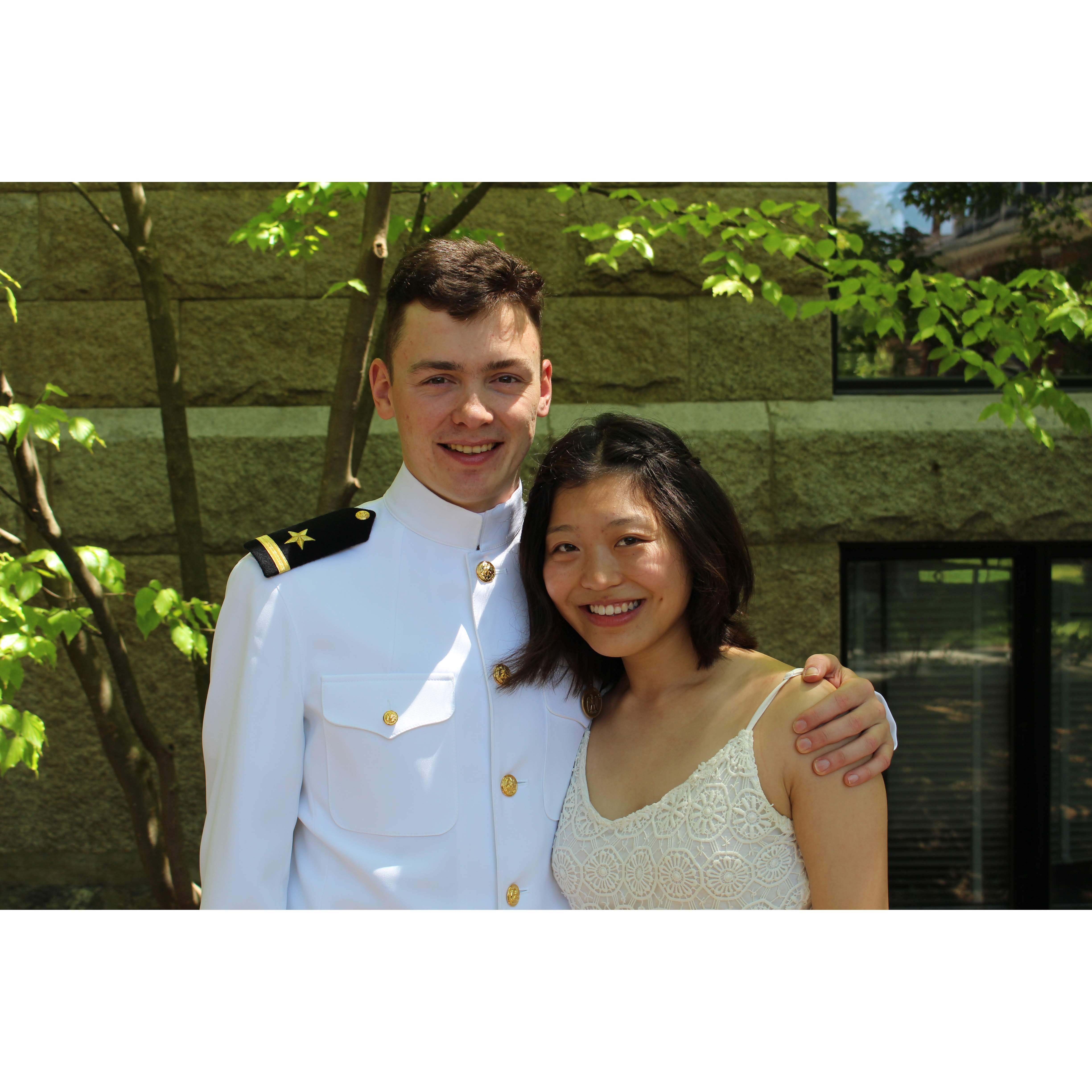 at Mike's commissioning!