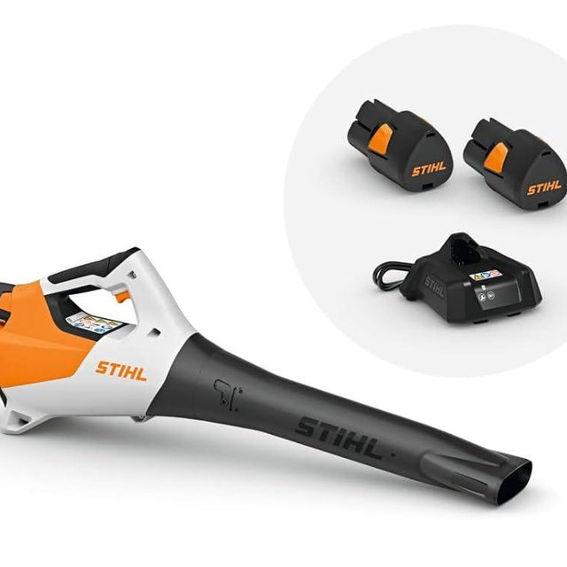 BGA 30Stihl Blower with 2 x AS2 Batteries and an AL1 Charger