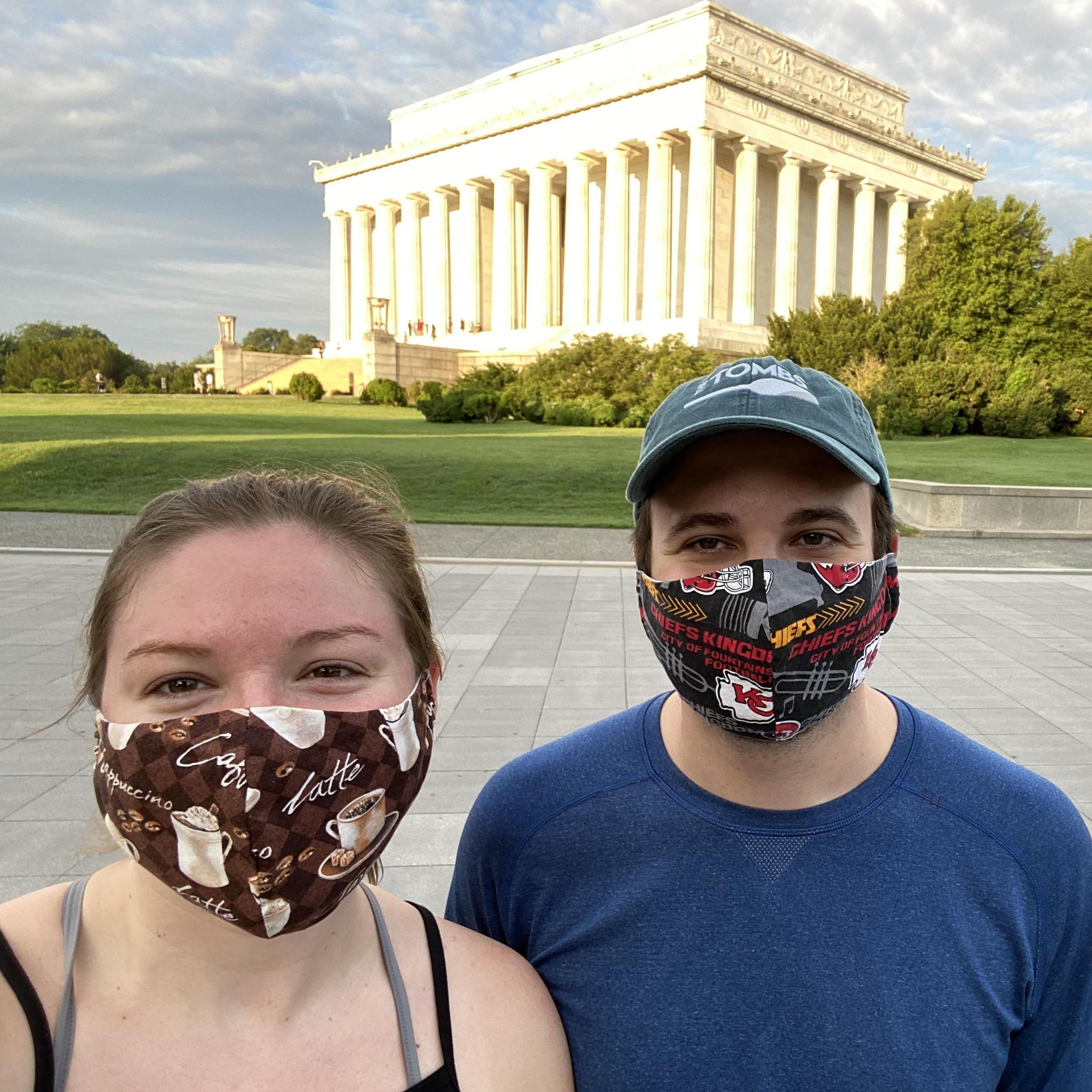 Last walk on the National Mall in Washington, DC before moving to Springfield - August 2020
