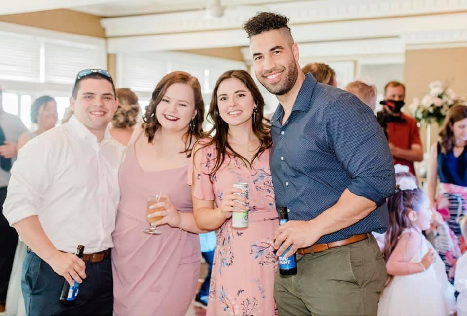 Us with Emma and Nick at Cindy's wedding