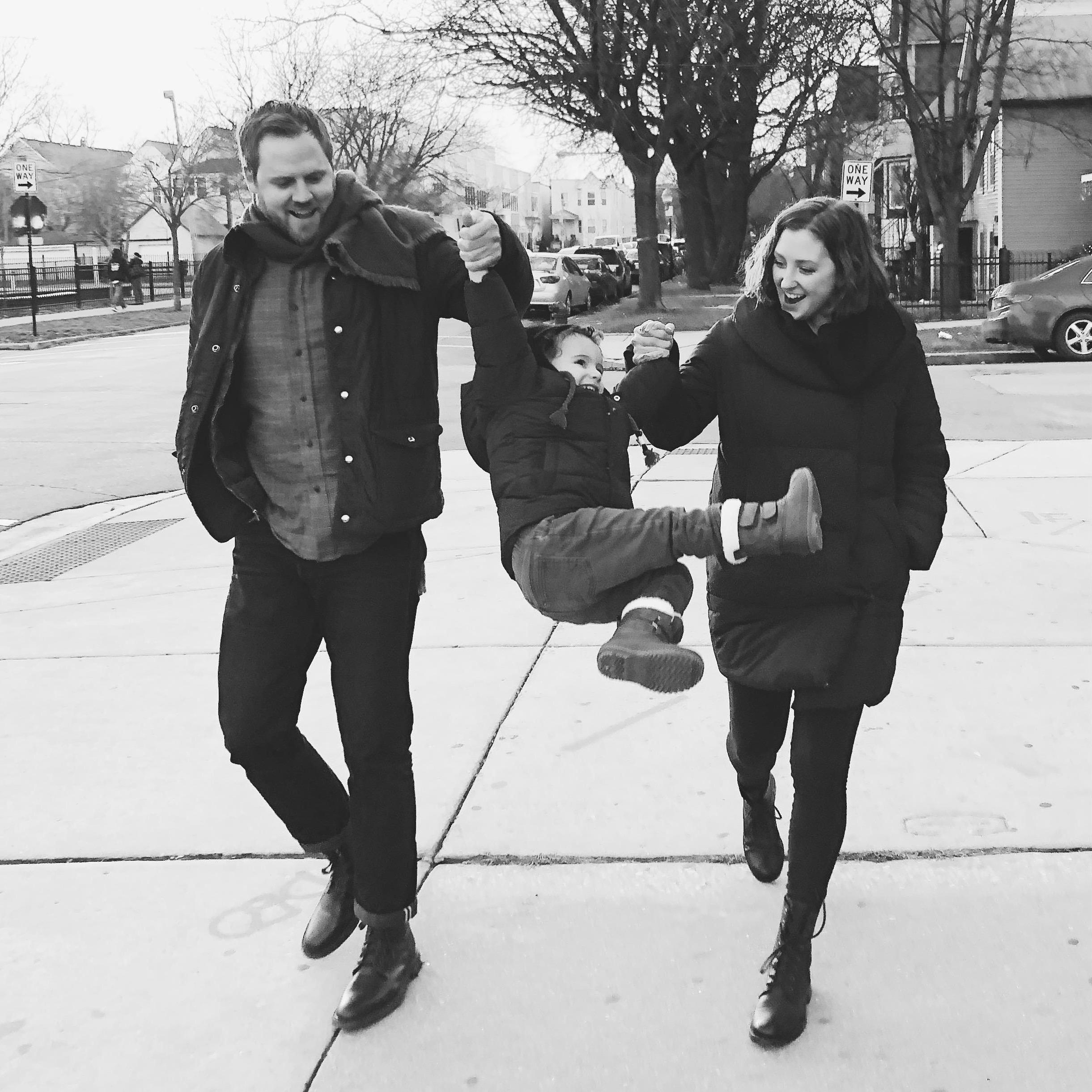 With Ro in Chicago, photo by Stephanie Bassos